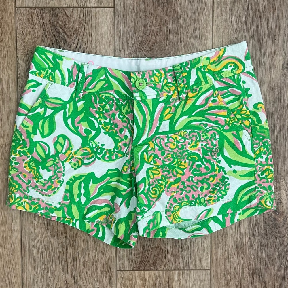Lilly Pulitzer Buttercup shorts size 2